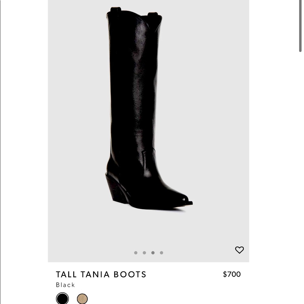 ANINE BING TALL TANIA BOOTS SIZE 6.5 (37)